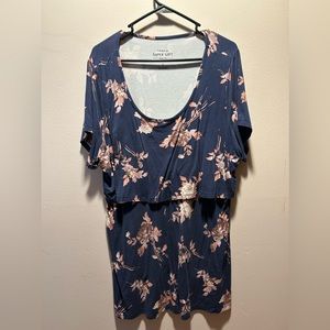 Torrid Brand Nursing/Maternity Floral Top
